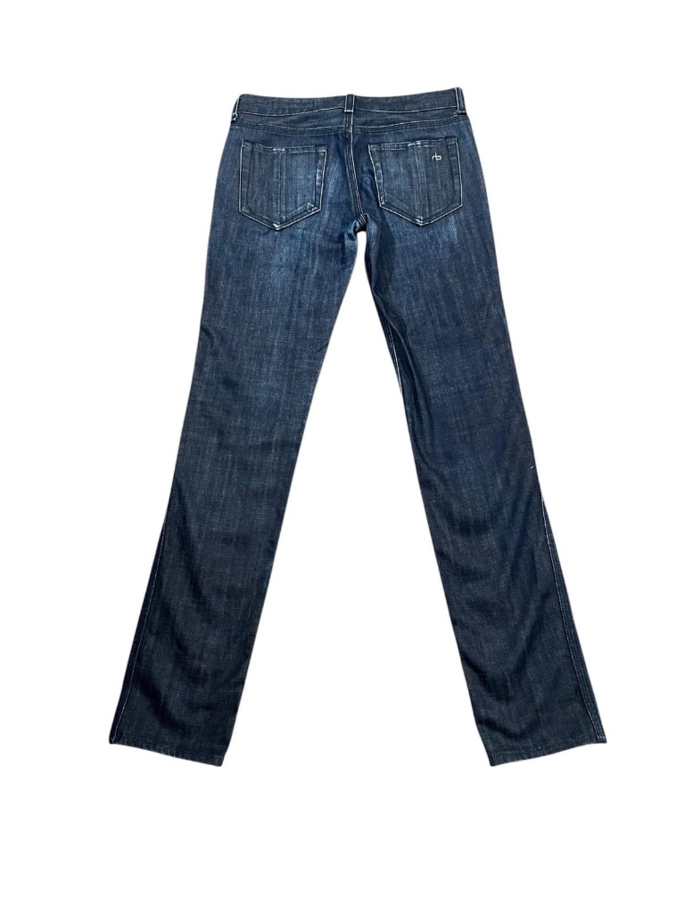 rag & bone | Dark Wash Slim Straight Leg Jeans | Size 26 - Picture 8 of 9
